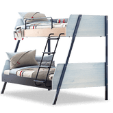 Cilek Trio Large Bunk Bed (90X200-120X200 Cm - With Pull Out Options)